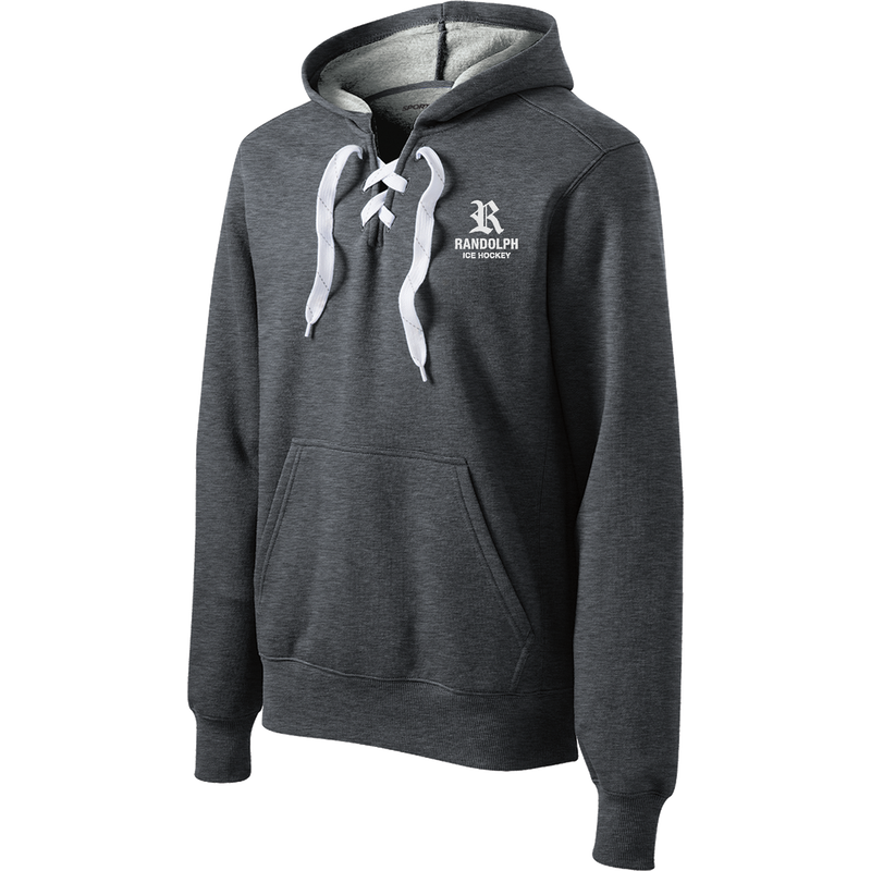 Randolph Hockey Lace Up Pullover Hooded Sweatshirt