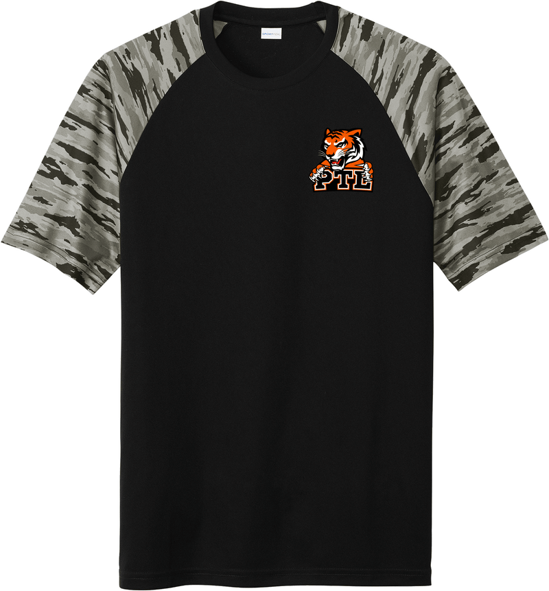 Princeton Tiger Lilies Drift Camo Colorblock Tee