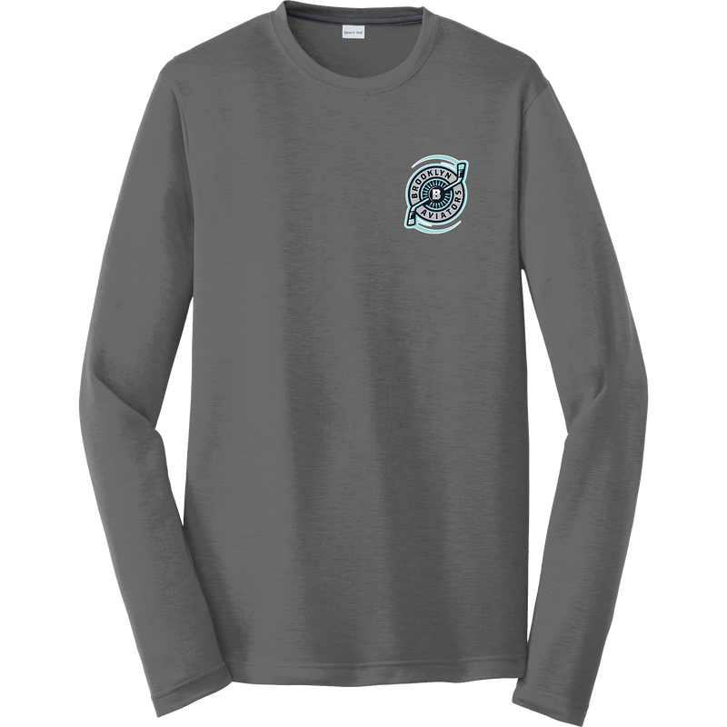 Brooklyn Aviators Long Sleeve PosiCharge Competitor Cotton Touch Tee