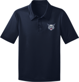 CT Bobcats Youth Silk Touch Performance Polo