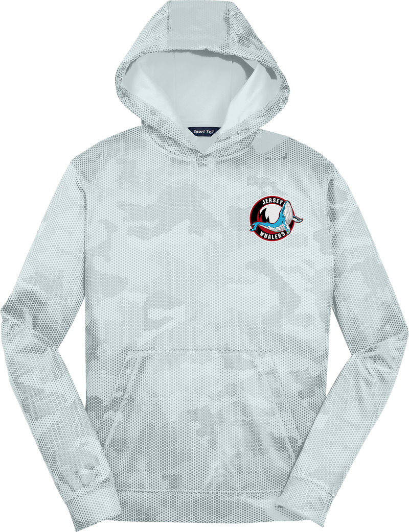 Jersey Shore Whalers Youth Sport-Wick CamoHex Fleece Hooded Pullover