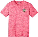 Delaware Ducks Youth PosiCharge Electric Heather Tee