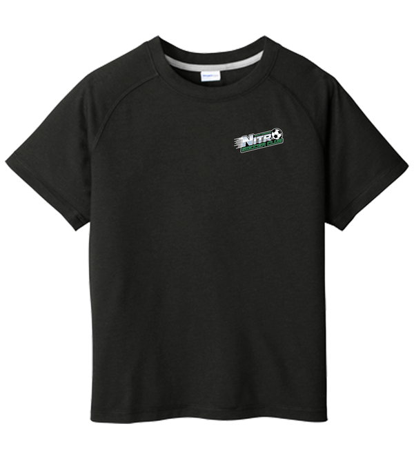 Nitro Soccer Youth PosiCharge Tri-Blend Wicking Raglan Tee