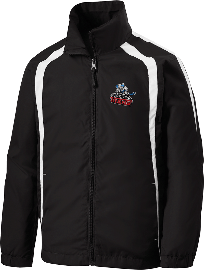 NJ Titans Youth Colorblock Raglan Jacket