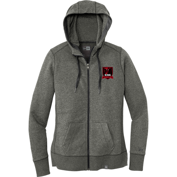 King Cobras New Era Ladies French Terry Full-Zip Hoodie